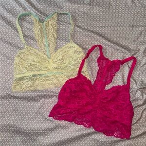 Set of 2 VS PINK Bralettes